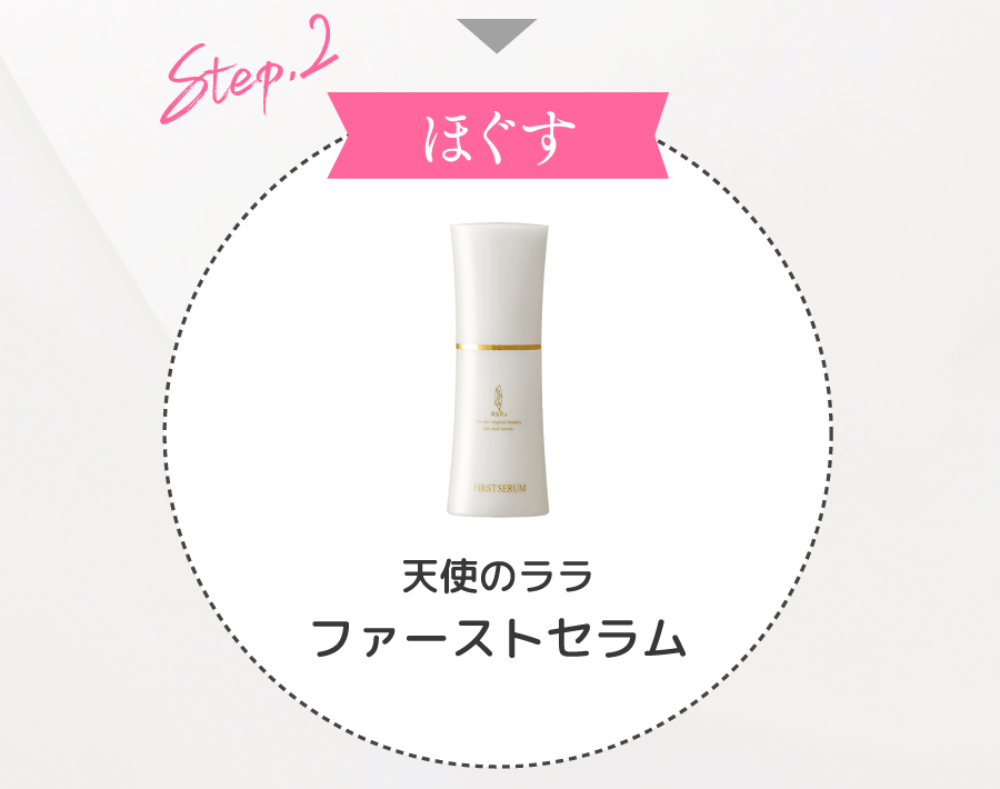 Step2 ほぐす 天使のララ　ファーストセラム