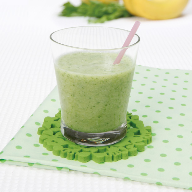 葉っぱ野菜のスムージー 天使のララとカンタンおいしいレシピ