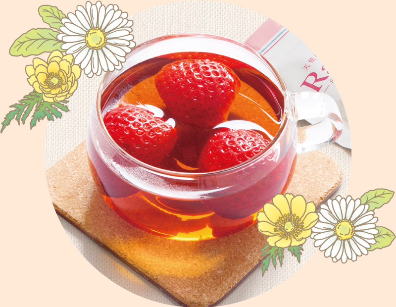 デトックスドリンク いちごルイボスティー