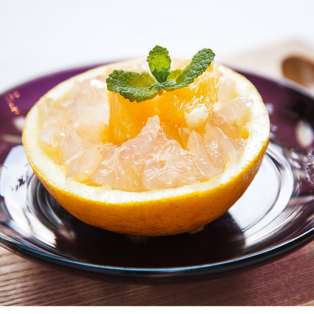 天使のララとカンタンおいしいレシピ リラックス☆甘夏ゼリー