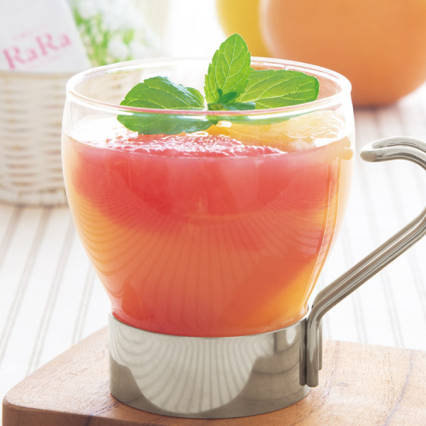 天使のララとカンタンおいしいレシピ グレープフルーツ梅酒