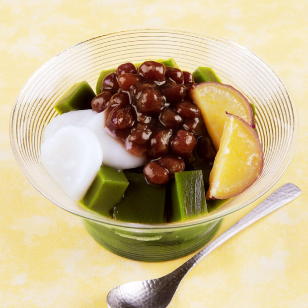 天使のララとカンタンおいしいレシピ 抹茶寒天
