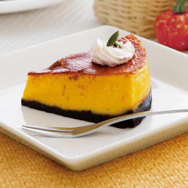 天使のララとカンタンおいしいレシピ 豆乳かぼちゃチーズケーキ
