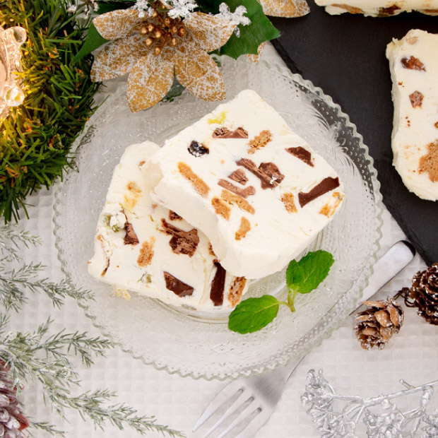天使のララとカンタンおいしいレシピ チョコとフルーツのカッサータ
