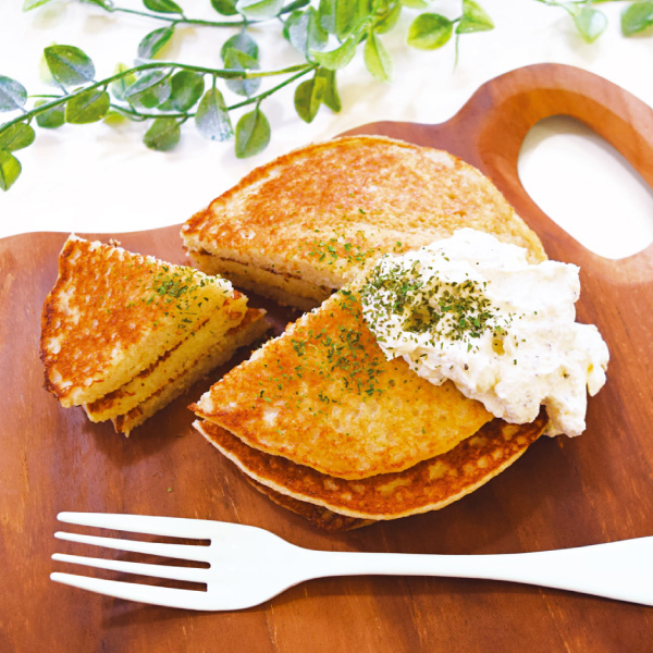天使のララとカンタンおいしいレシピ 新じゃがのポテトパンケーキ