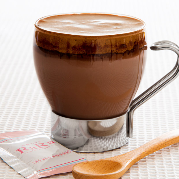 天使のララとカンタンおいしいレシピ 高カカオの混ぜるカフェモカ