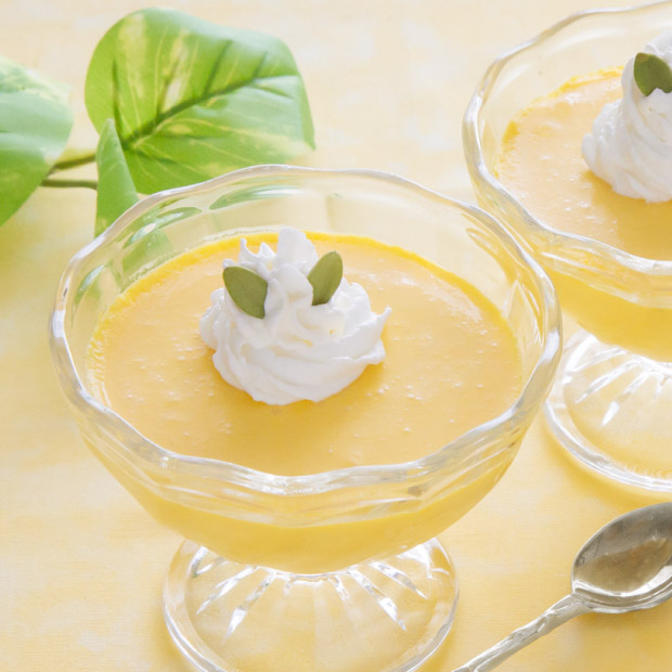天使のララとカンタンおいしいレシピ なめらかかぼちゃプリン