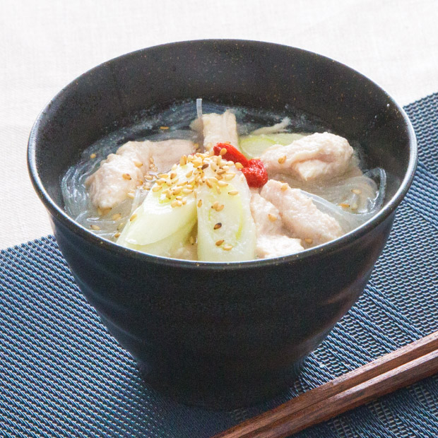 天使のララとカンタンおいしいレシピ レンジでサムゲタン