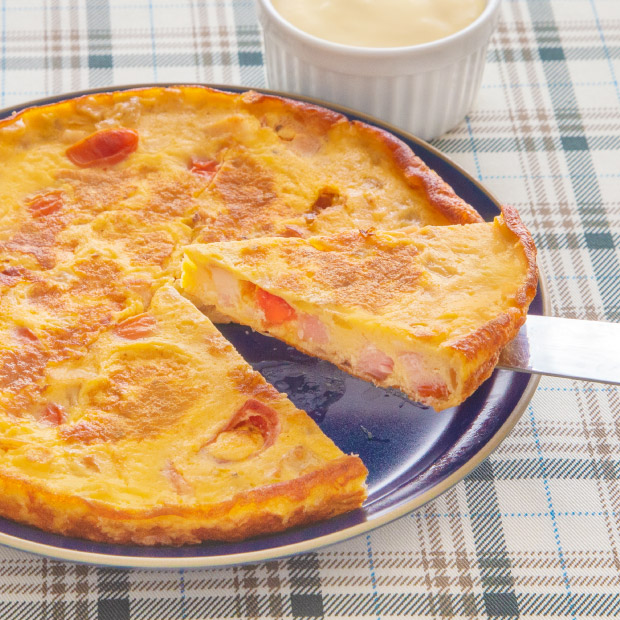 天使のララとカンタンおいしいレシピ スパニッシュオムレツ