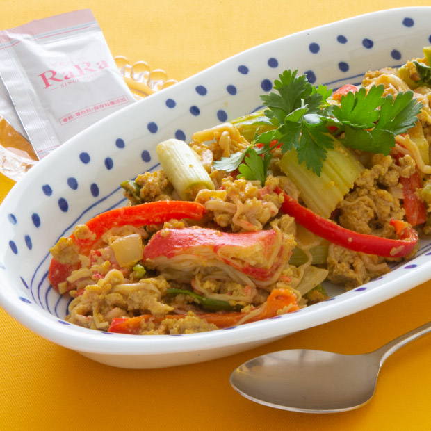 天使のララとカンタンおいしいレシピ プーパッポンカレー