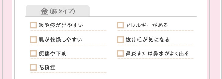 金(肺タイプ)