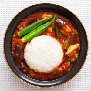 オクラトマトシチュー