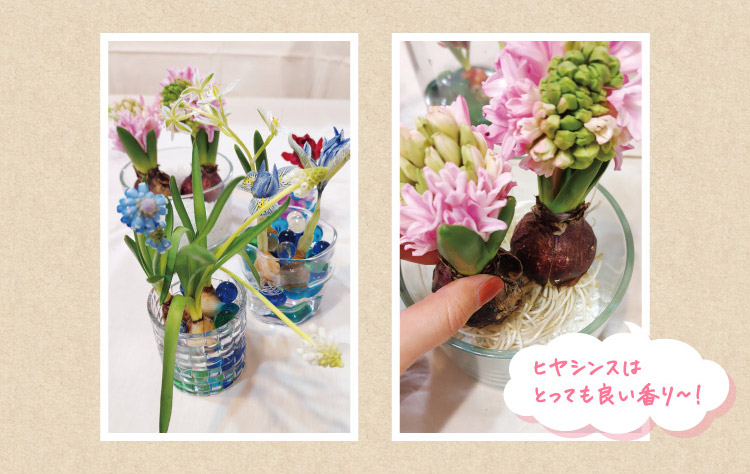 ヒヤシンスはとっても良い香り~!