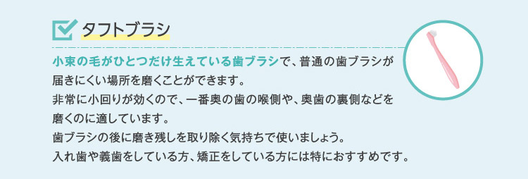 タフトブラシ