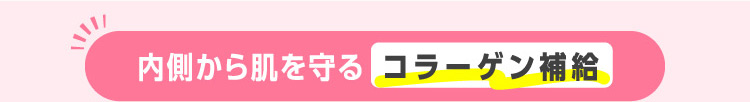 内側から肌を守るコラーゲン補給