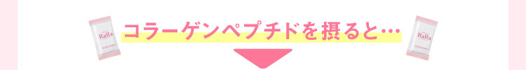 コラーゲンペプチドを摂ると…