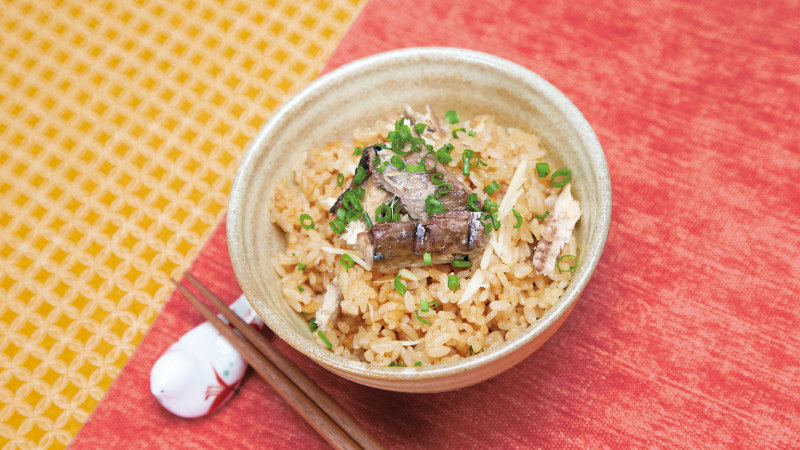 さんまの炊き込みご飯