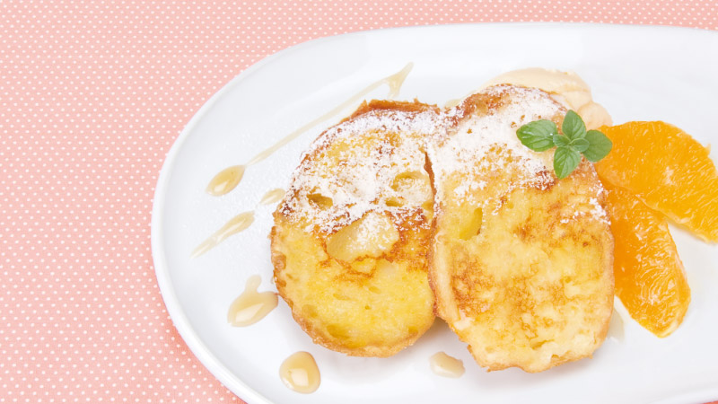 天使のララとカンタンおいしいレシピ オレンジ♡フレンチトースト